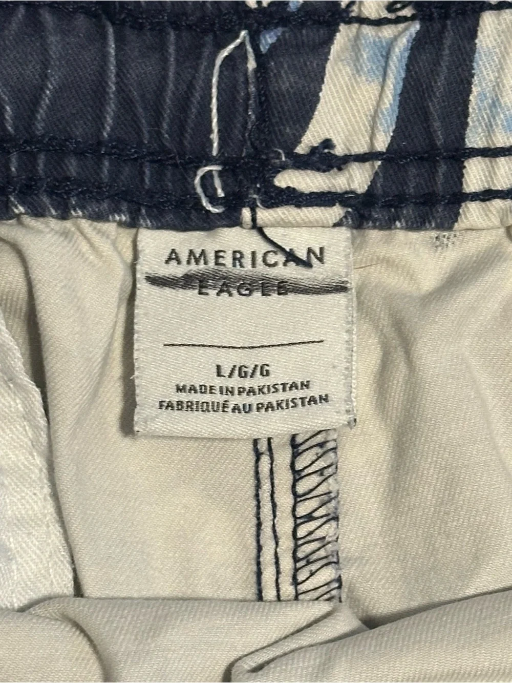 American Eagle Outfitters Navy Tropical Floral Swim Shorts
